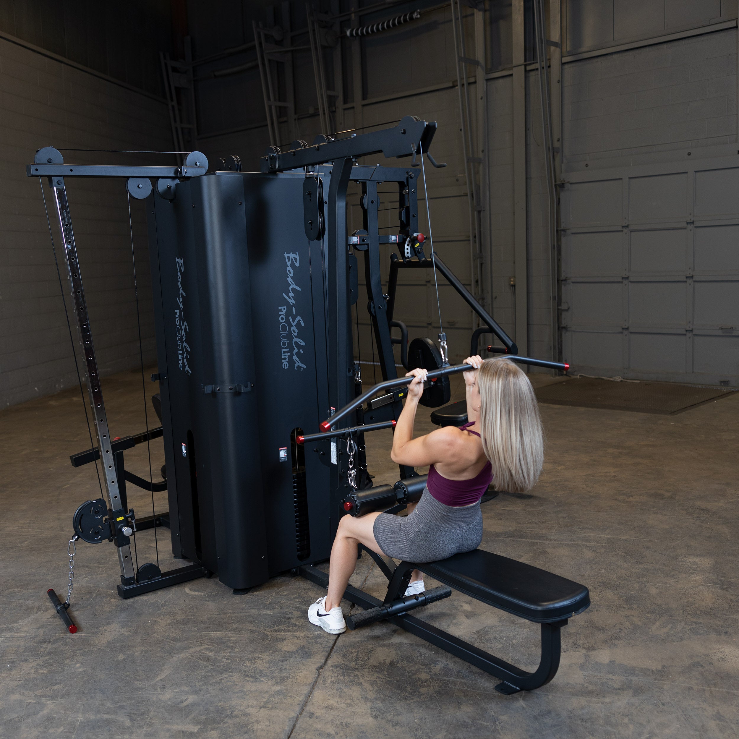 BodySolid Pro Clubline S1000 Four-Stack Gym
