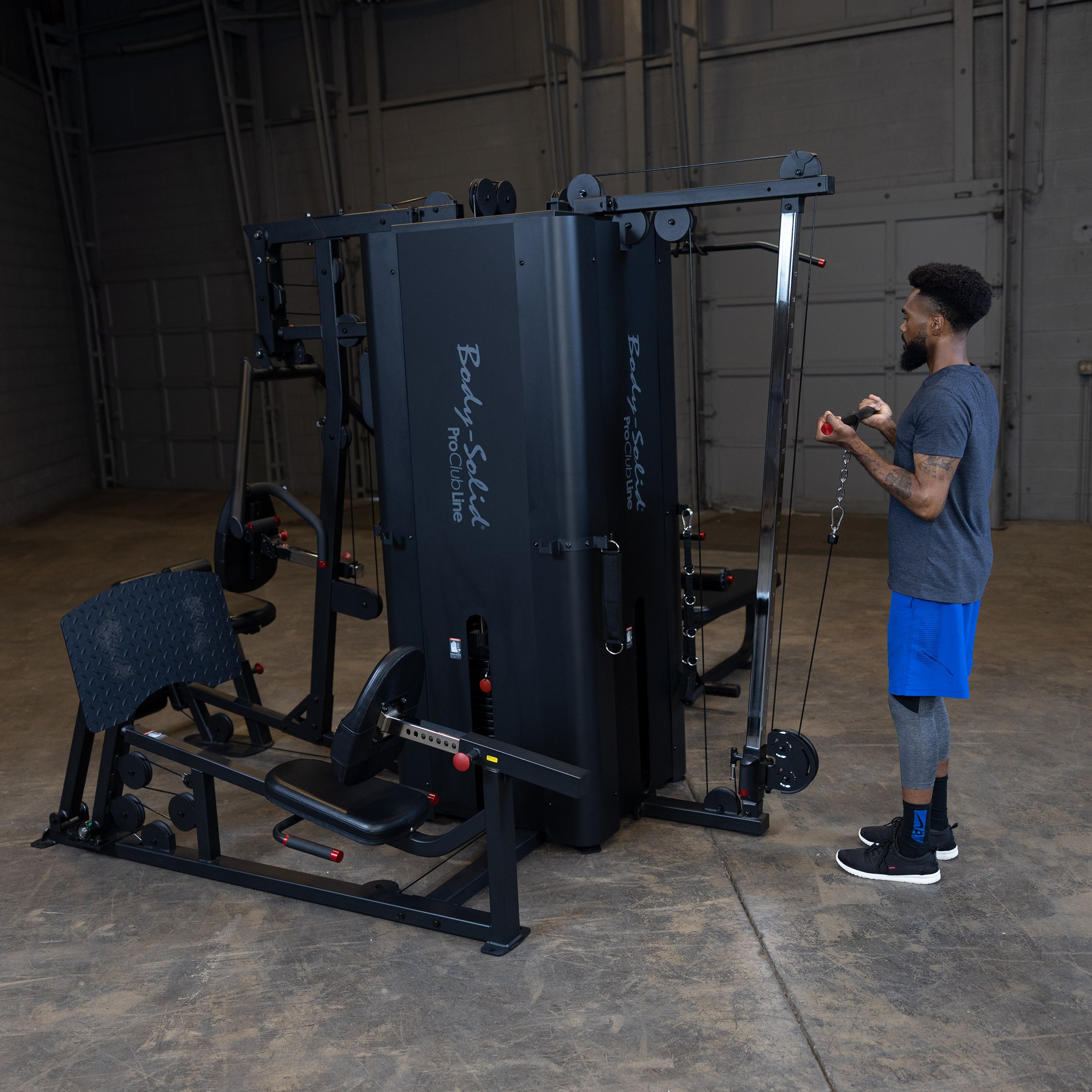 BodySolid Pro ClubLine S1000 Four-Stack Gym