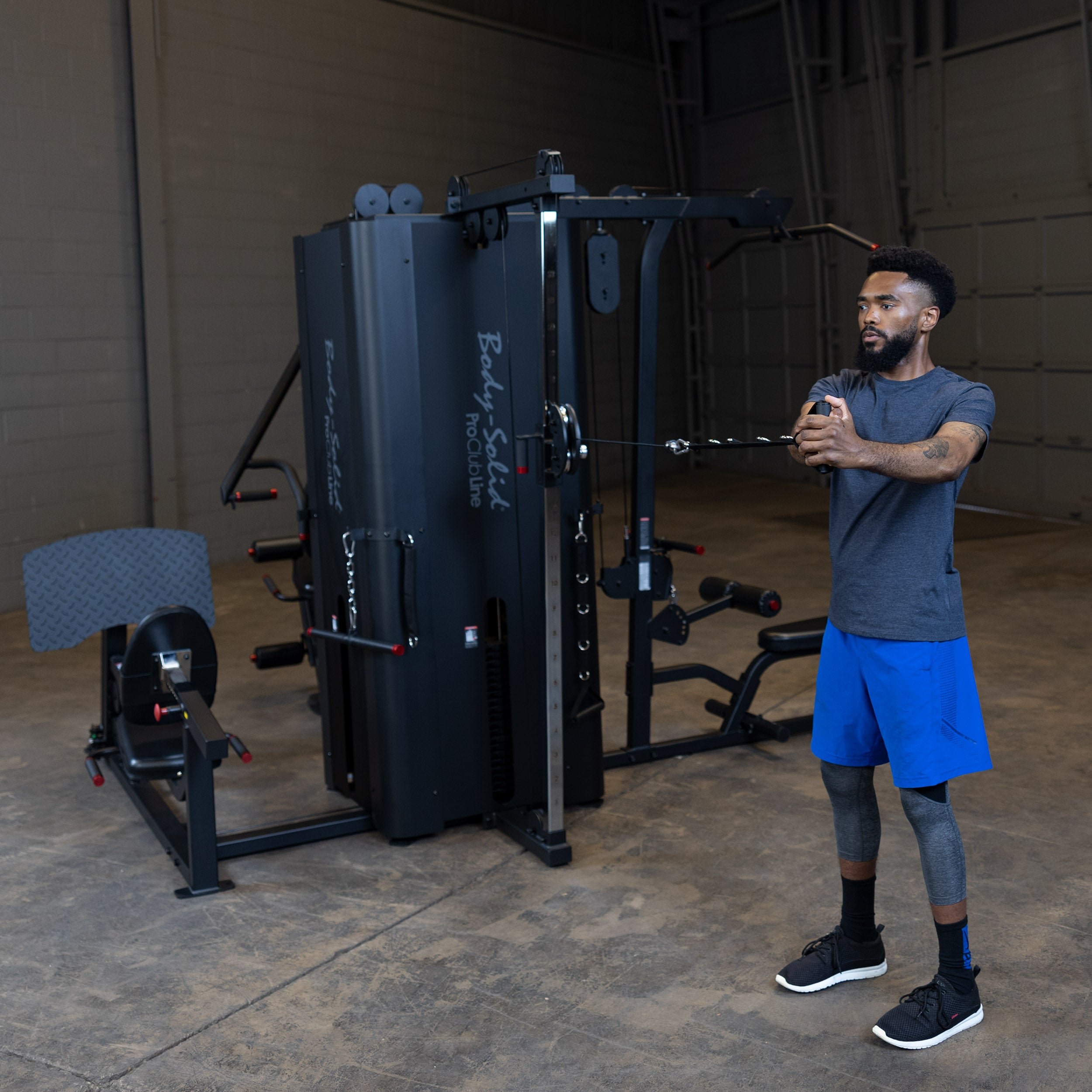 BodySolid Pro ClubLine S1000 Four-Stack Gym