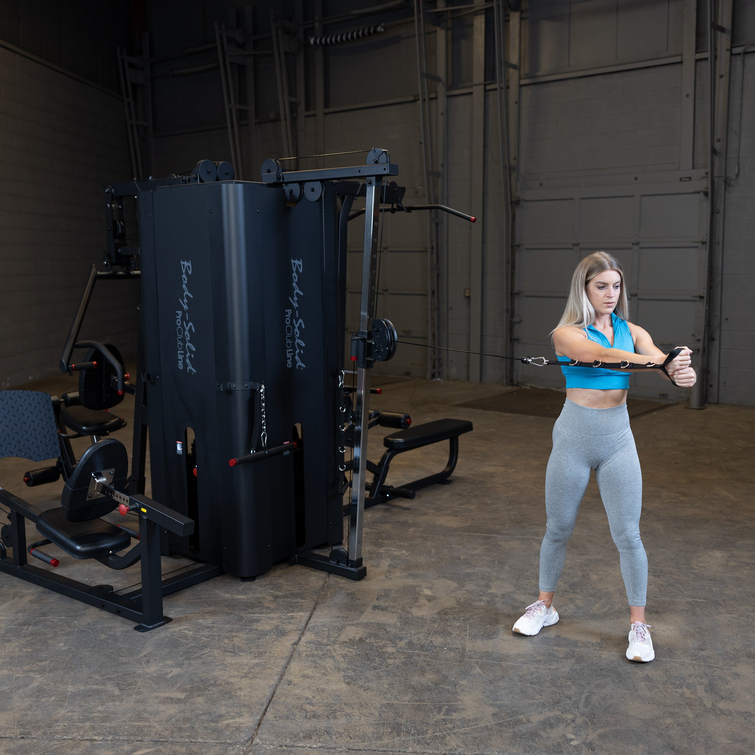 BodySolid Pro ClubLine S1000 Four-Stack Gym