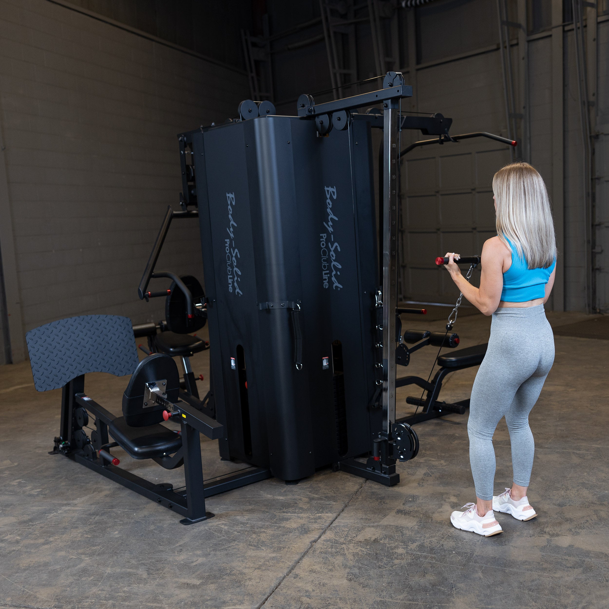 BodySolid Pro ClubLine S1000 Four-Stack Gym