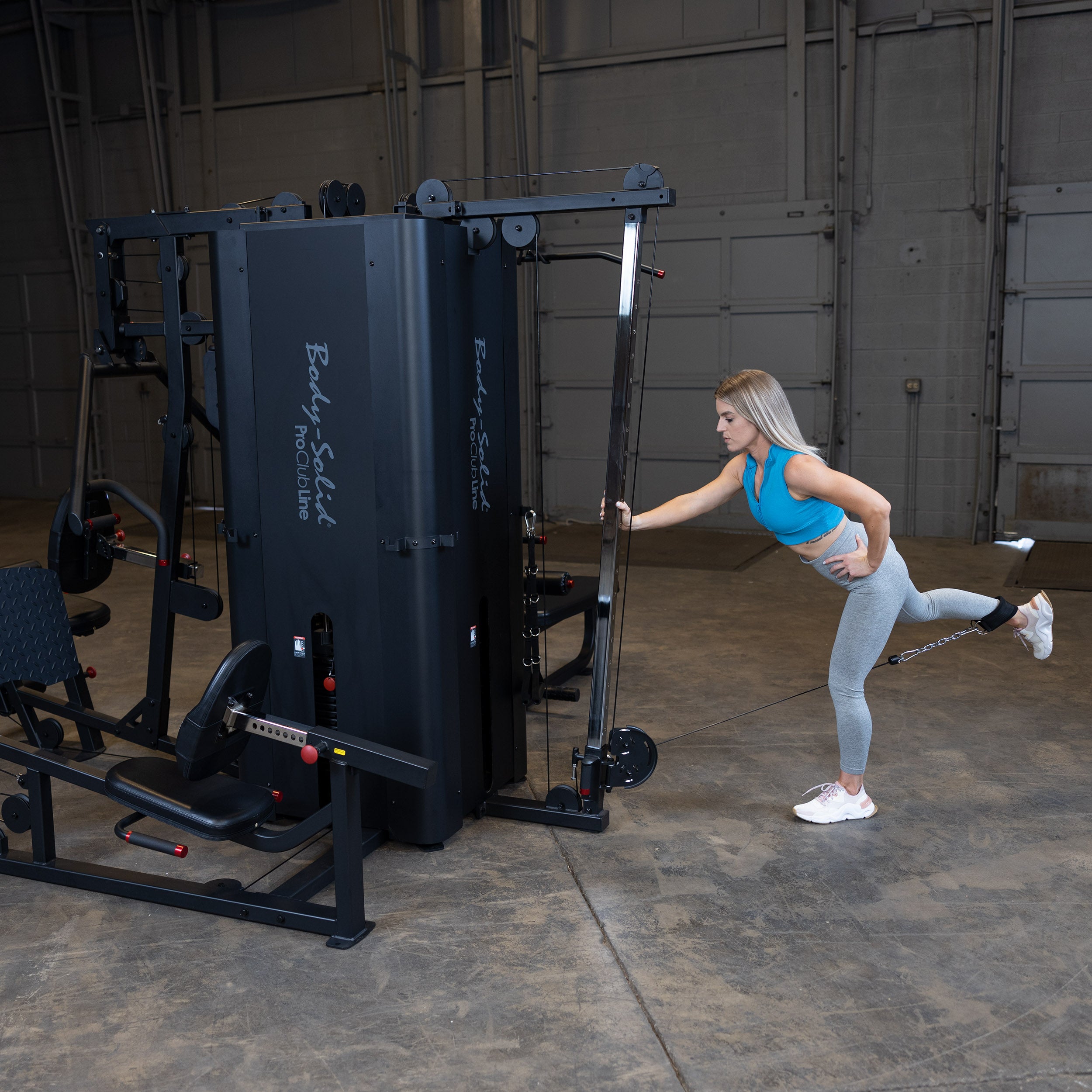 BodySolid Pro Clubline S1000 Four-Stack Gym