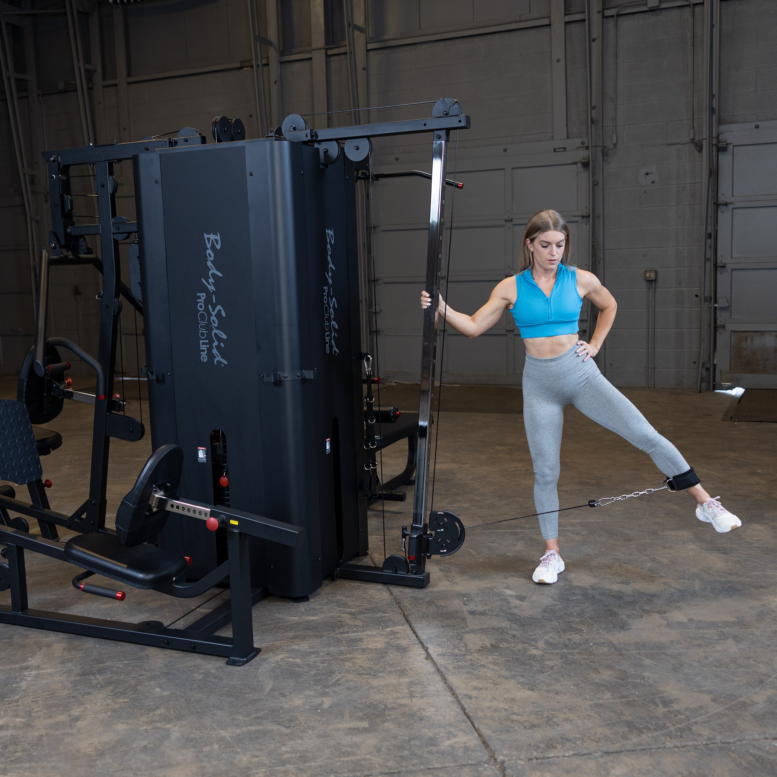 BodySolid Pro ClubLine S1000 Four-Stack Gym