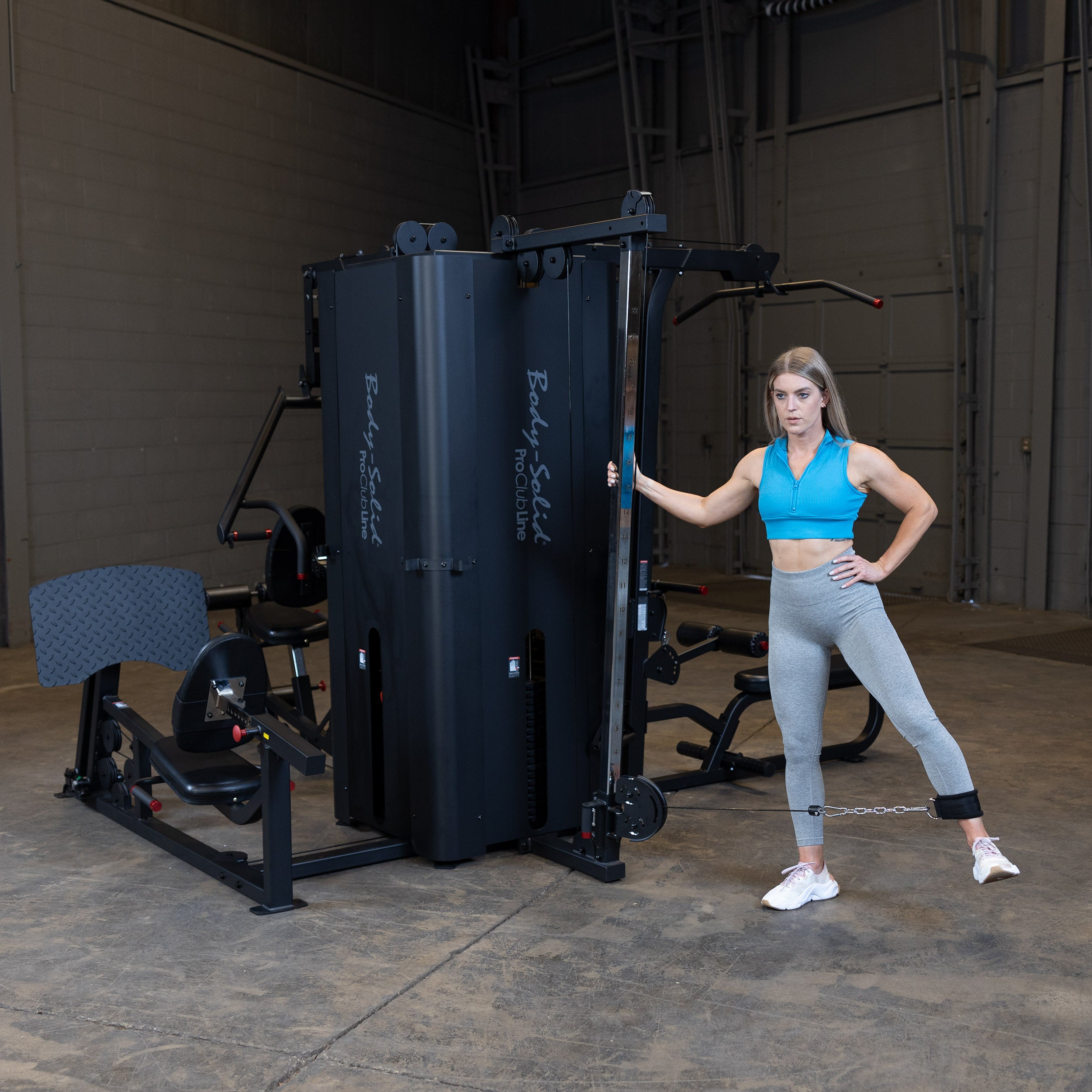 BodySolid Pro ClubLine S1000 Four-Stack Gym