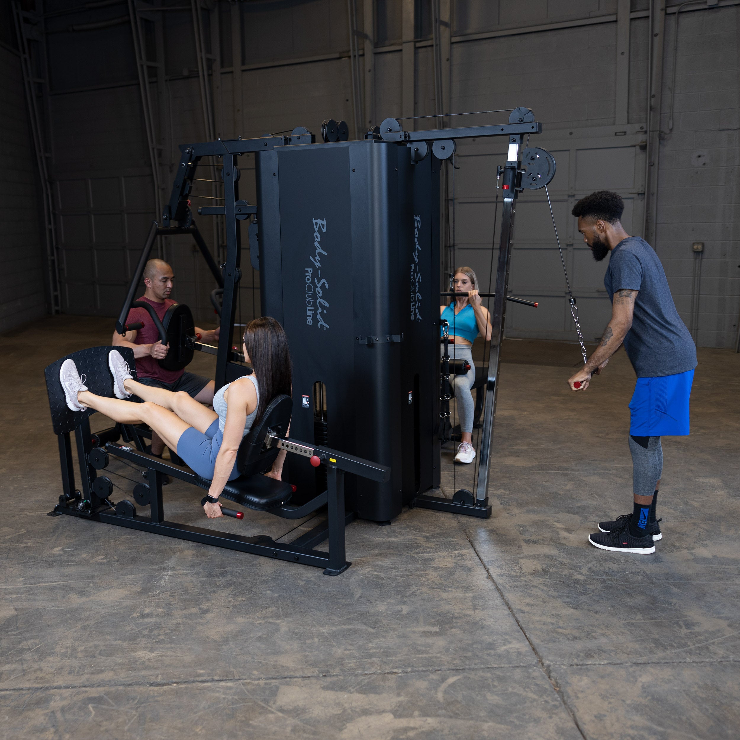 BodySolid Pro Clubline S1000 Four-Stack Gym