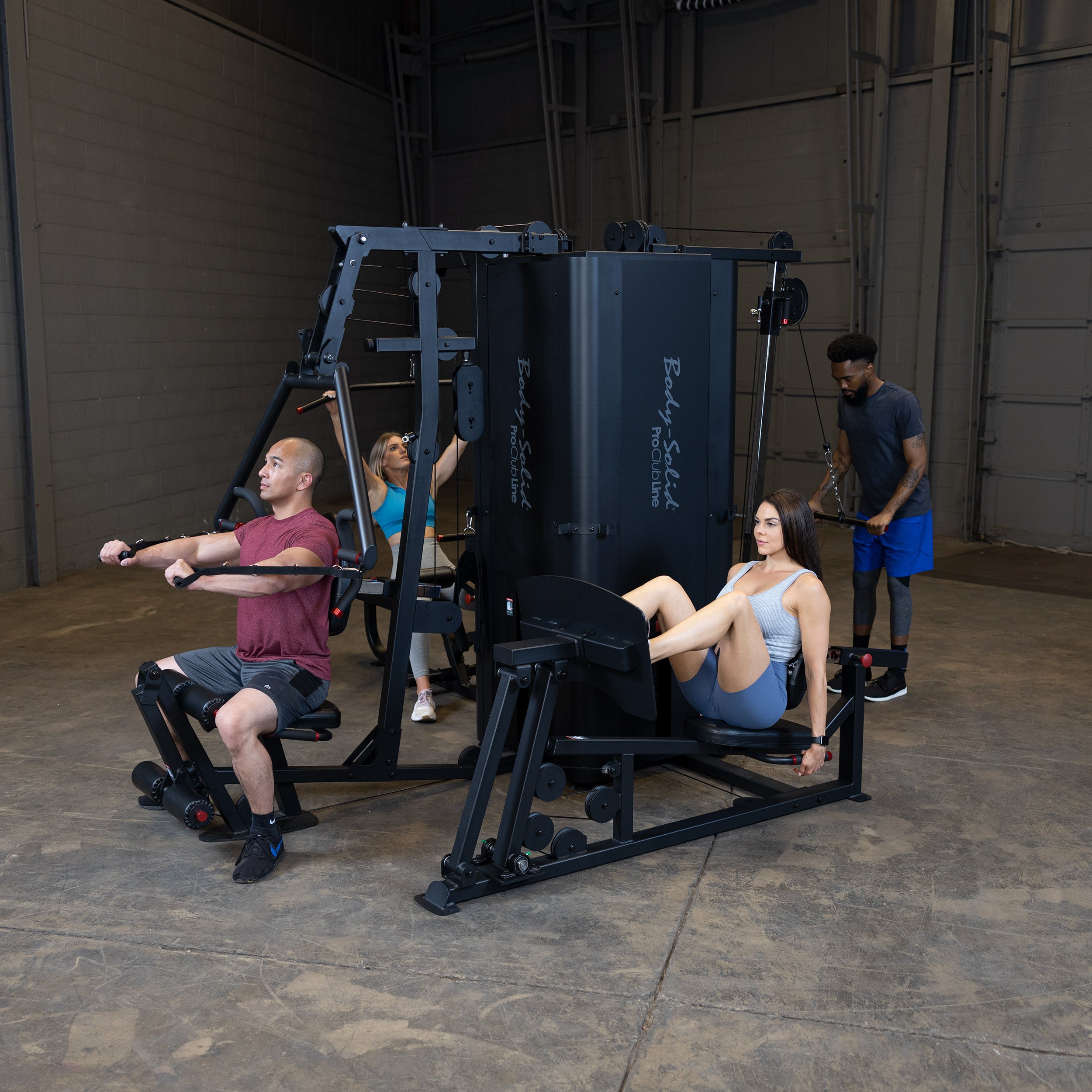 BodySolid Pro Clubline S1000 Four-Stack Gym