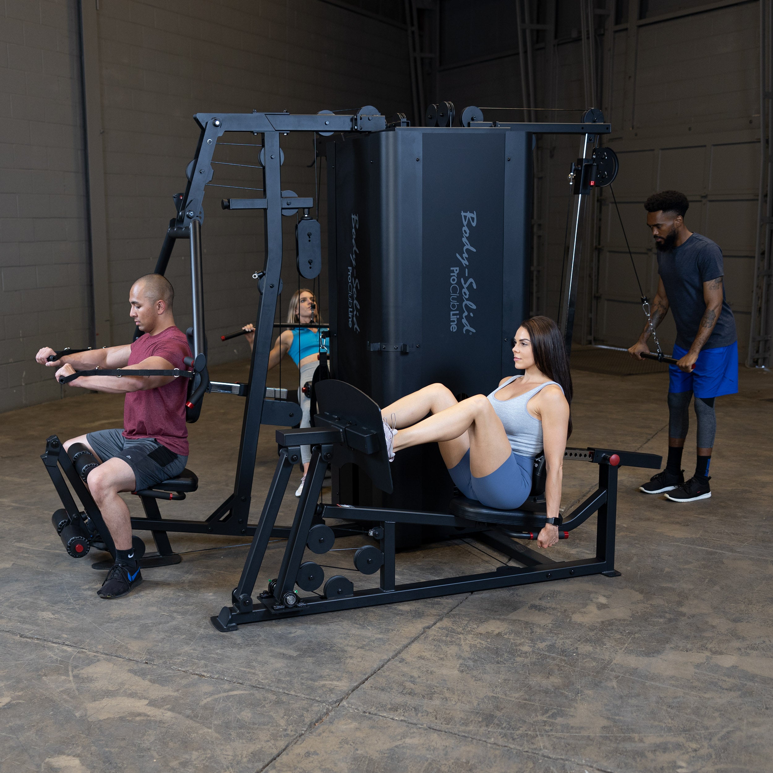 BodySolid Pro Clubline S1000 Four-Stack Gym