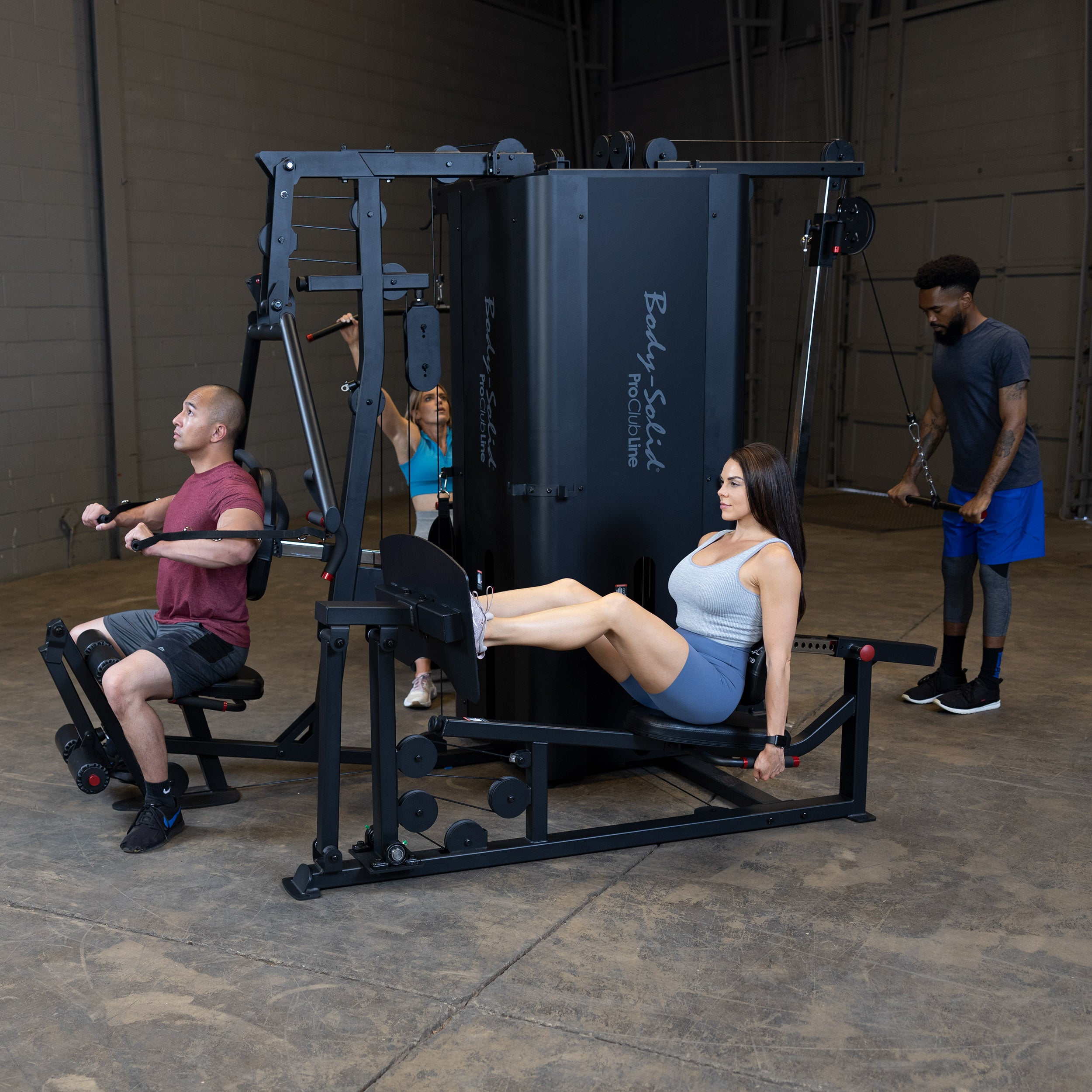 BodySolid Pro Clubline S1000 Four-Stack Gym