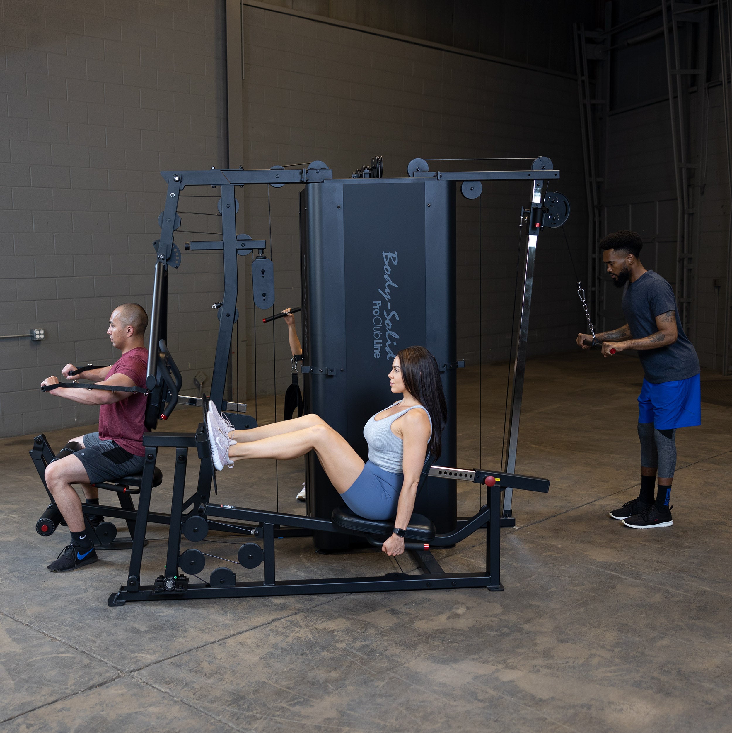 BodySolid Pro ClubLine S1000 Four-Stack Gym
