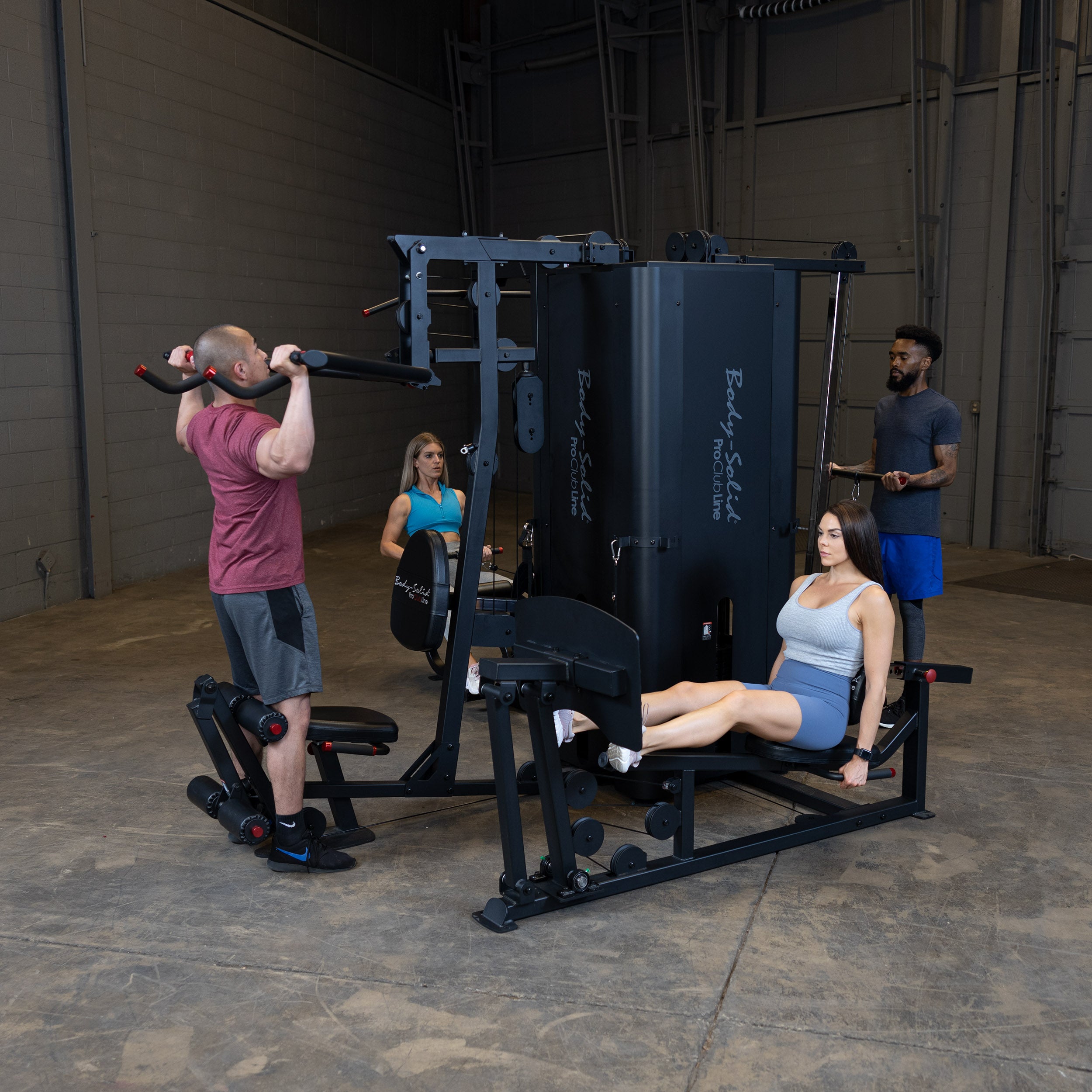 BodySolid Pro Clubline S1000 Four-Stack Gym