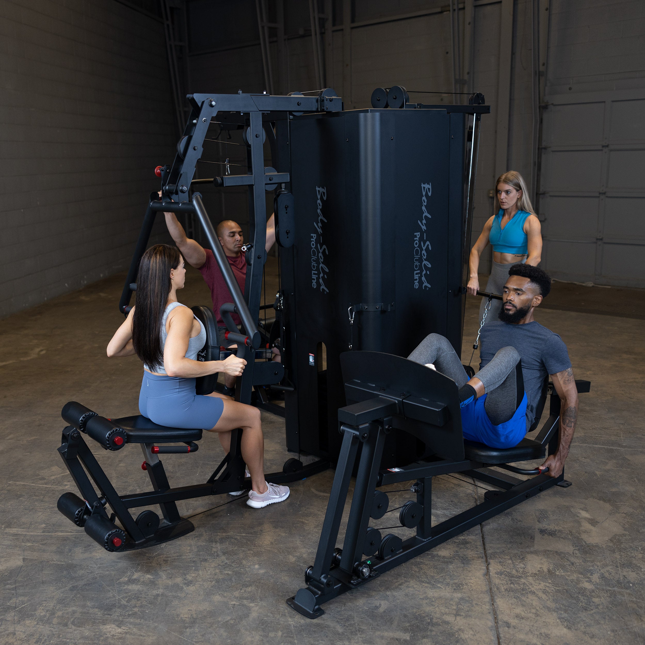 BodySolid Pro Clubline S1000 Four-Stack Gym