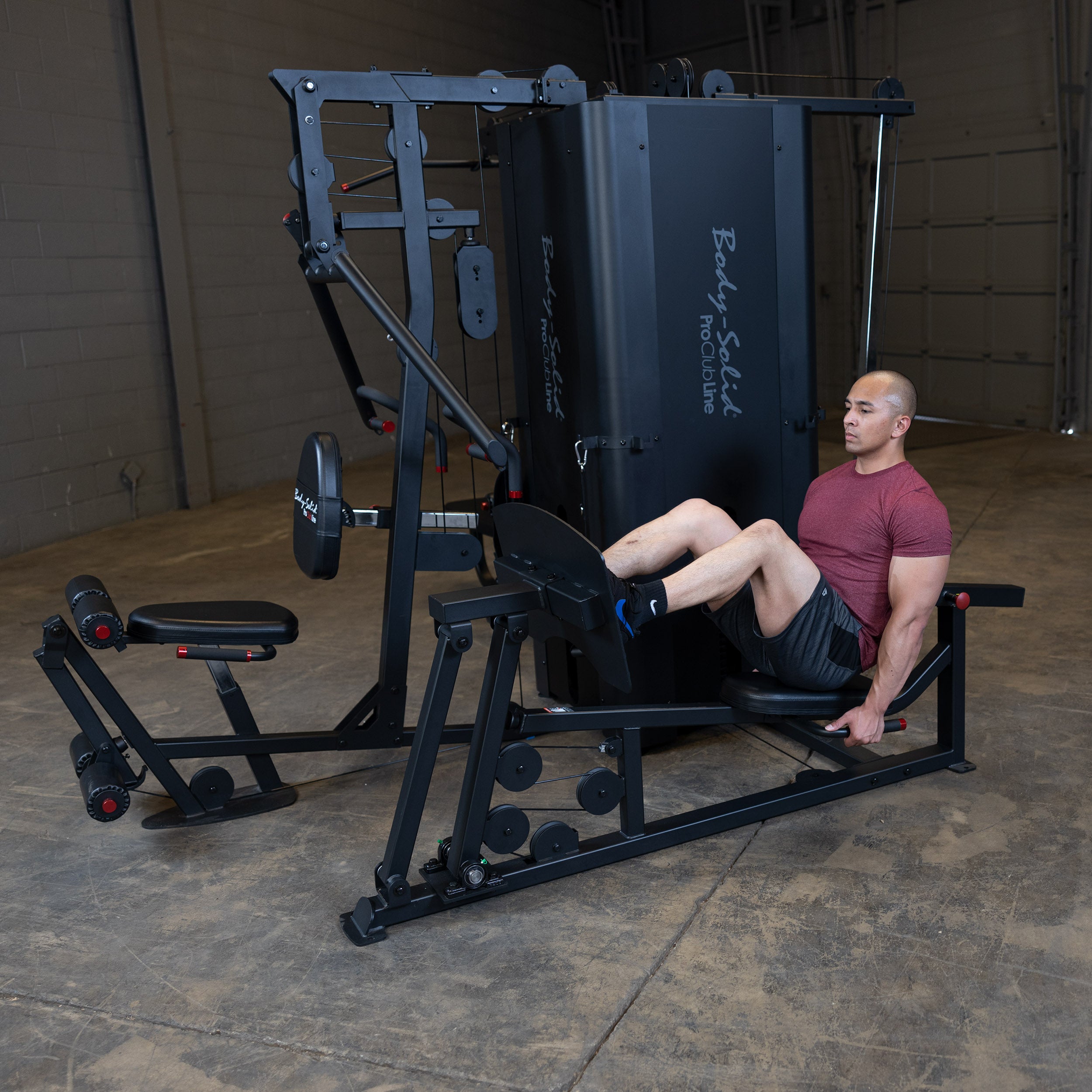 BodySolid Pro Clubline S1000 Four-Stack Gym