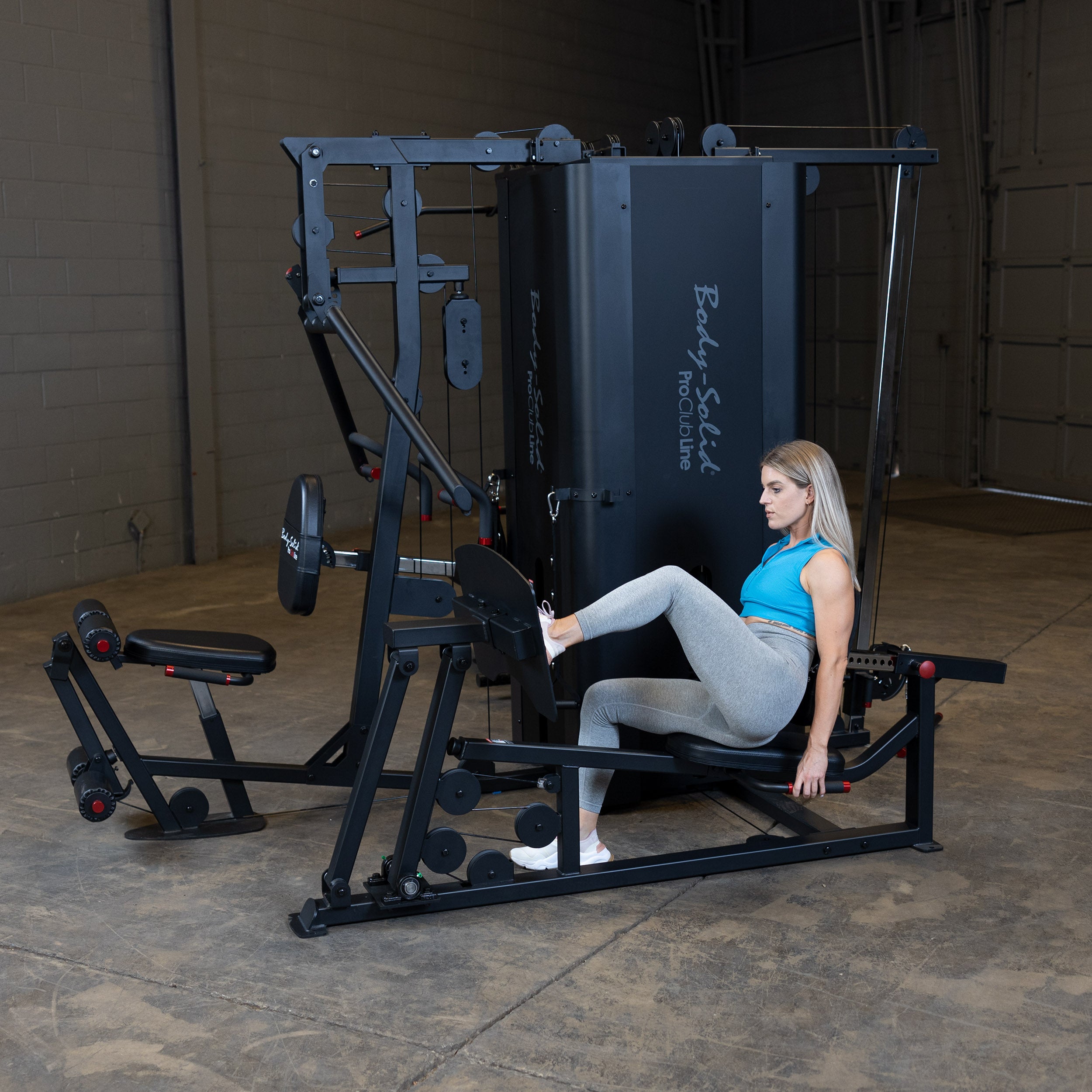 BodySolid Pro Clubline S1000 Four-Stack Gym