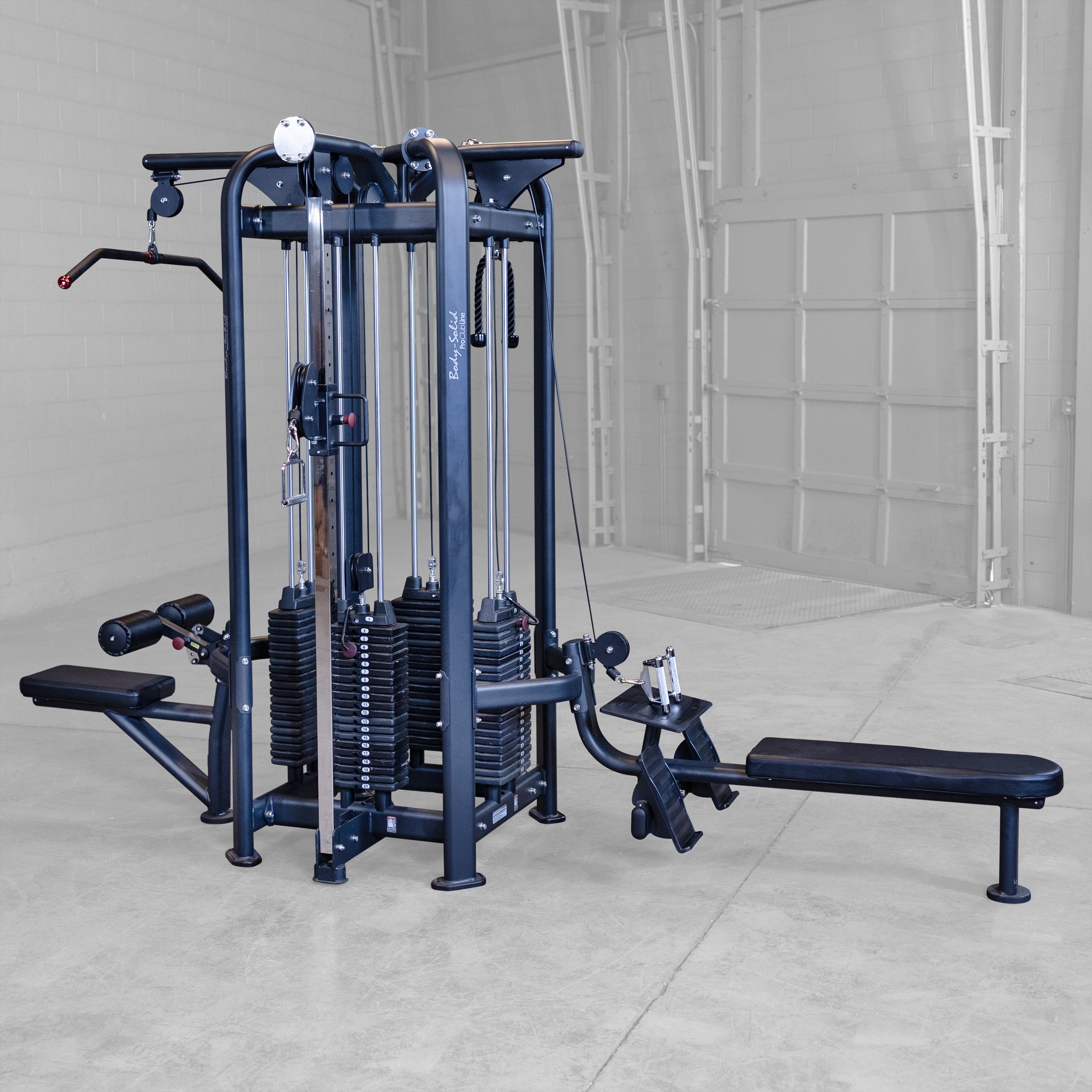 BodySolid Pro Clubline SJG100 Four-Stack Jungle Gym