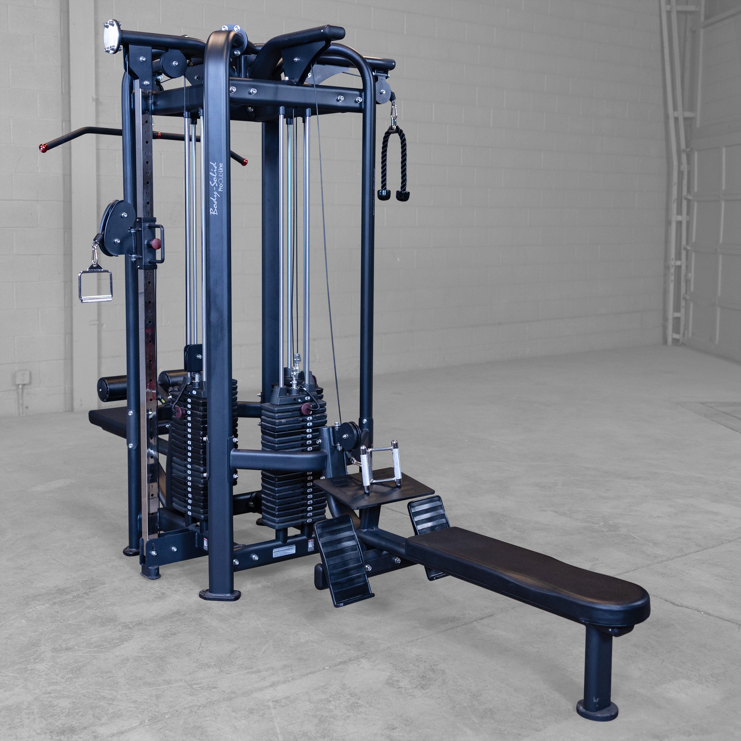 BodySolid Pro Clubline SJG100 Four-Stack Jungle Gym