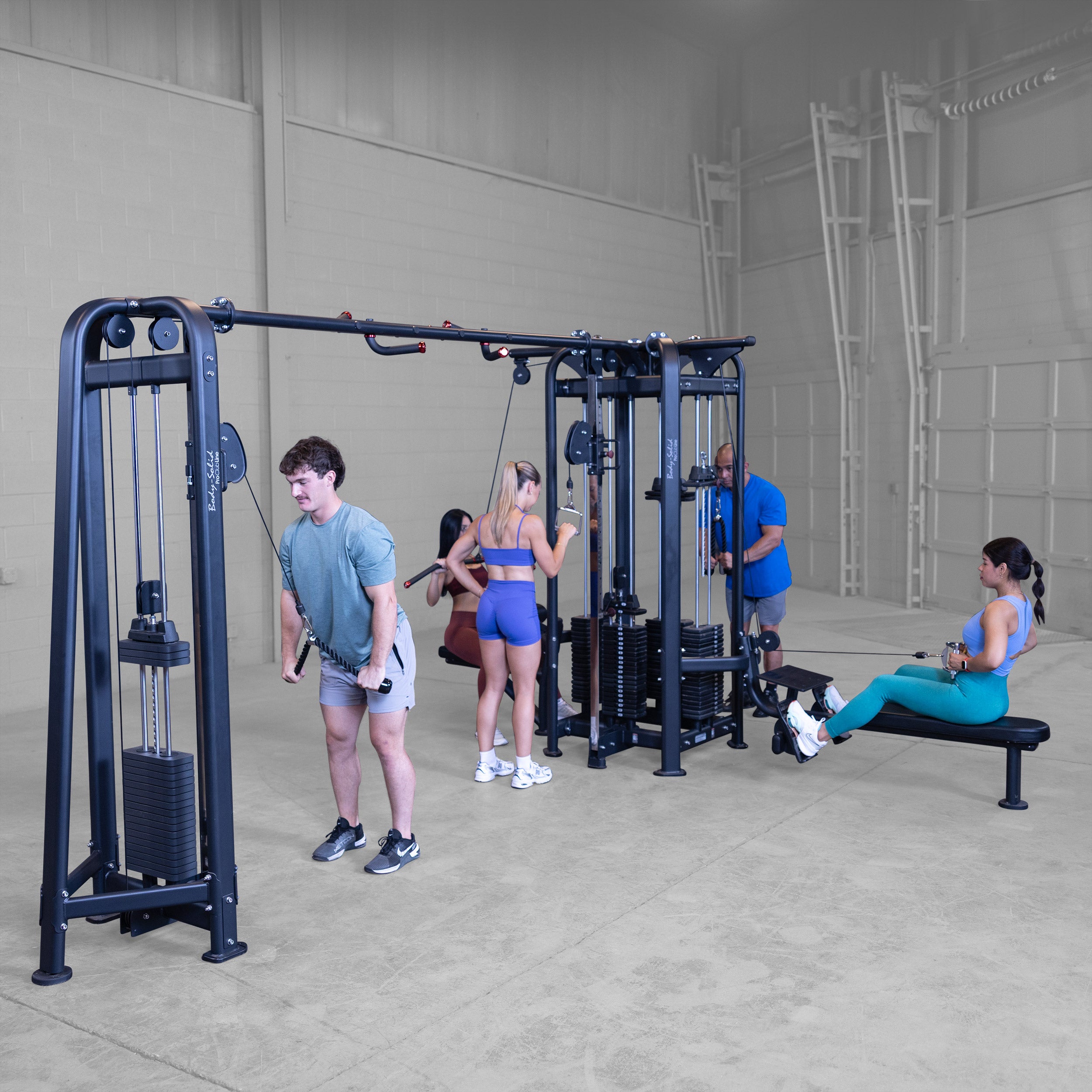 BodySolid Pro Clubline SJG500 Five-Stack Jungle Gym