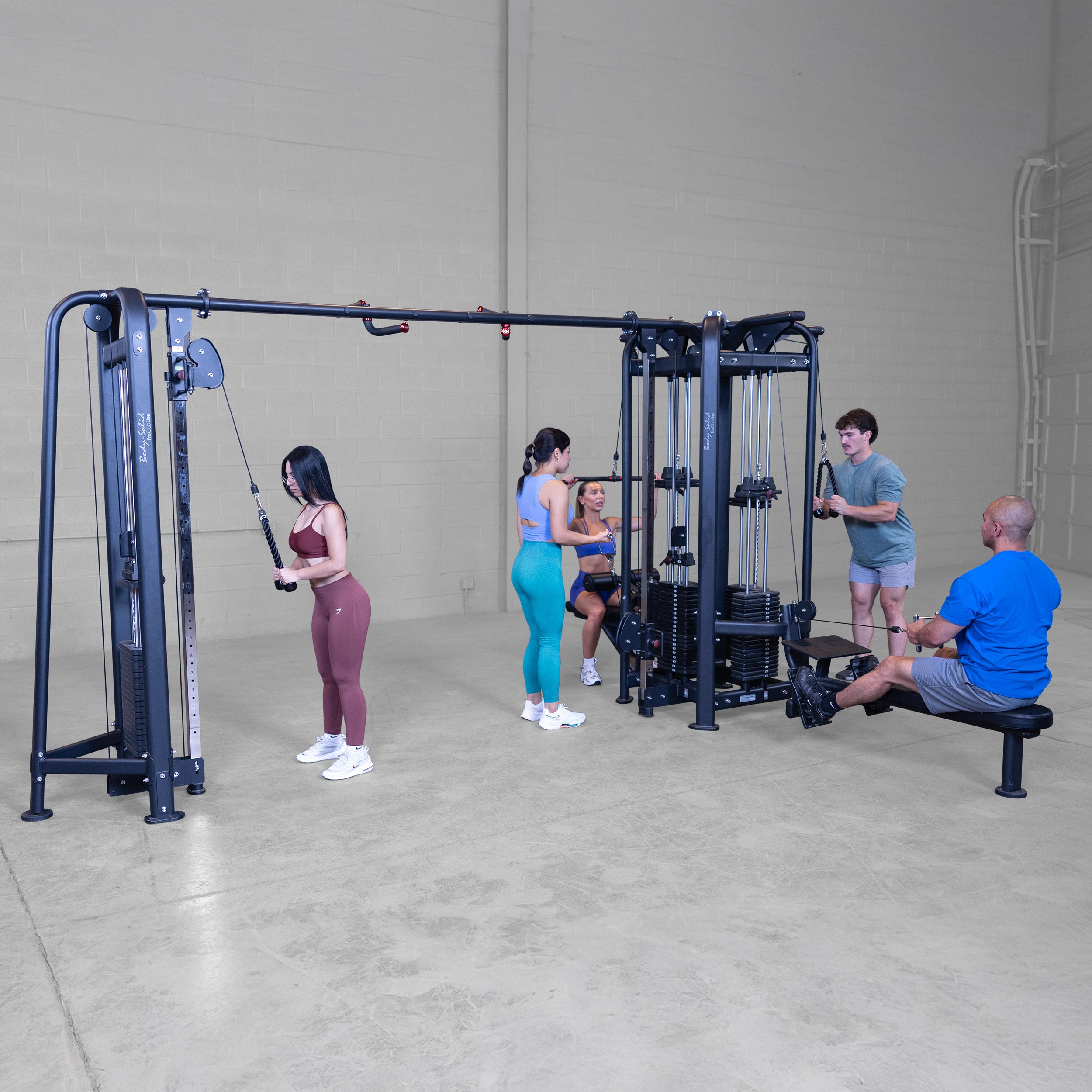 BodySolid Pro Clubline SJG500 Five-Stack Jungle Gym