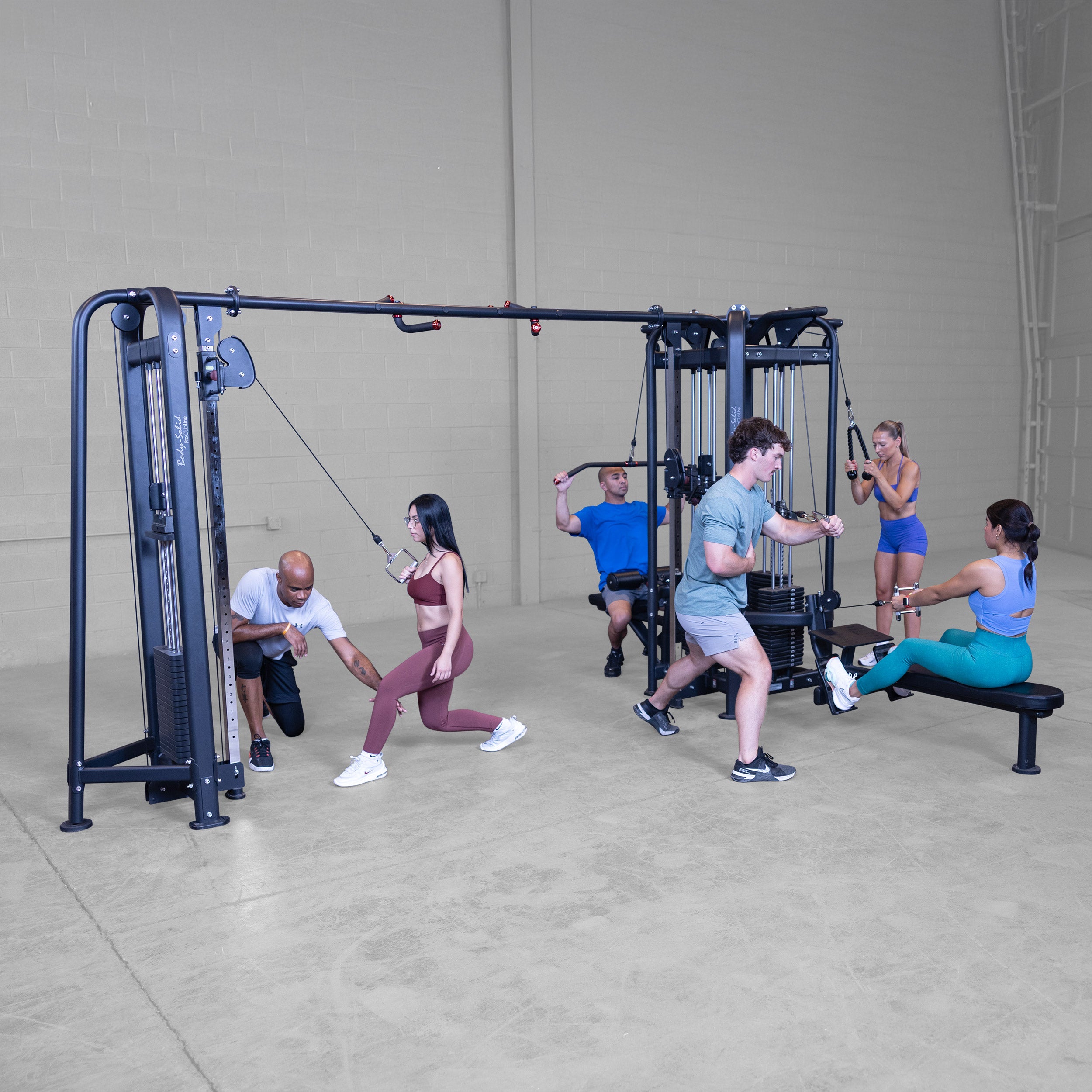 BodySolid Pro Clubline SJG500 Five-Stack Jungle Gym
