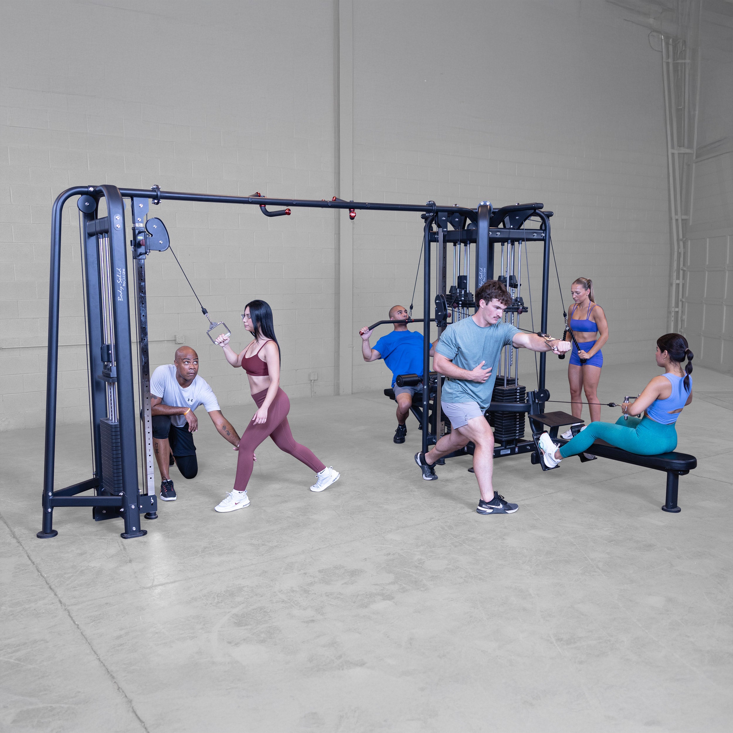 BodySolid Pro Clubline SJG500 Five-Stack Jungle Gym