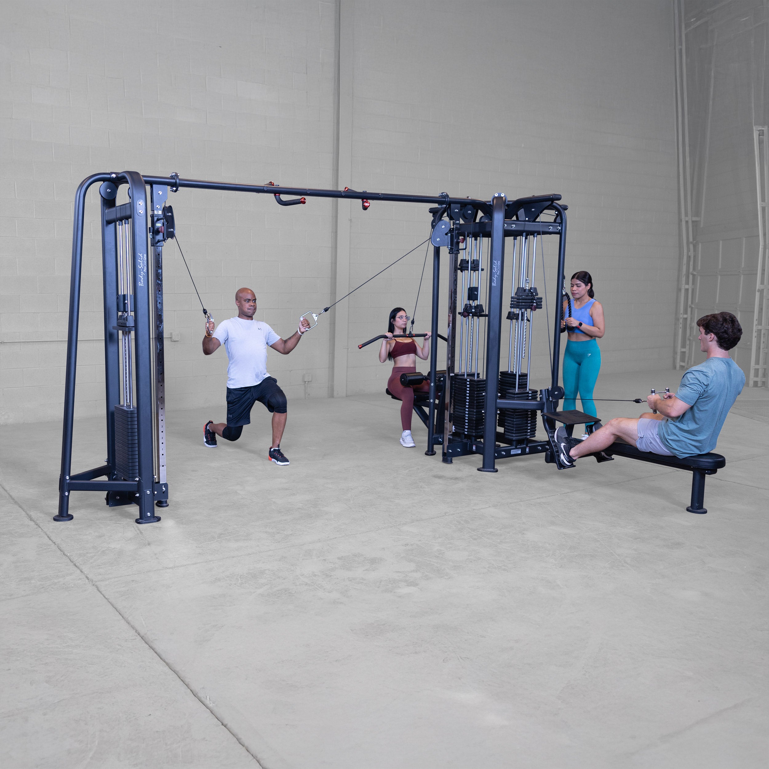 BodySolid Pro Clubline SJG500 Five-Stack Jungle Gym