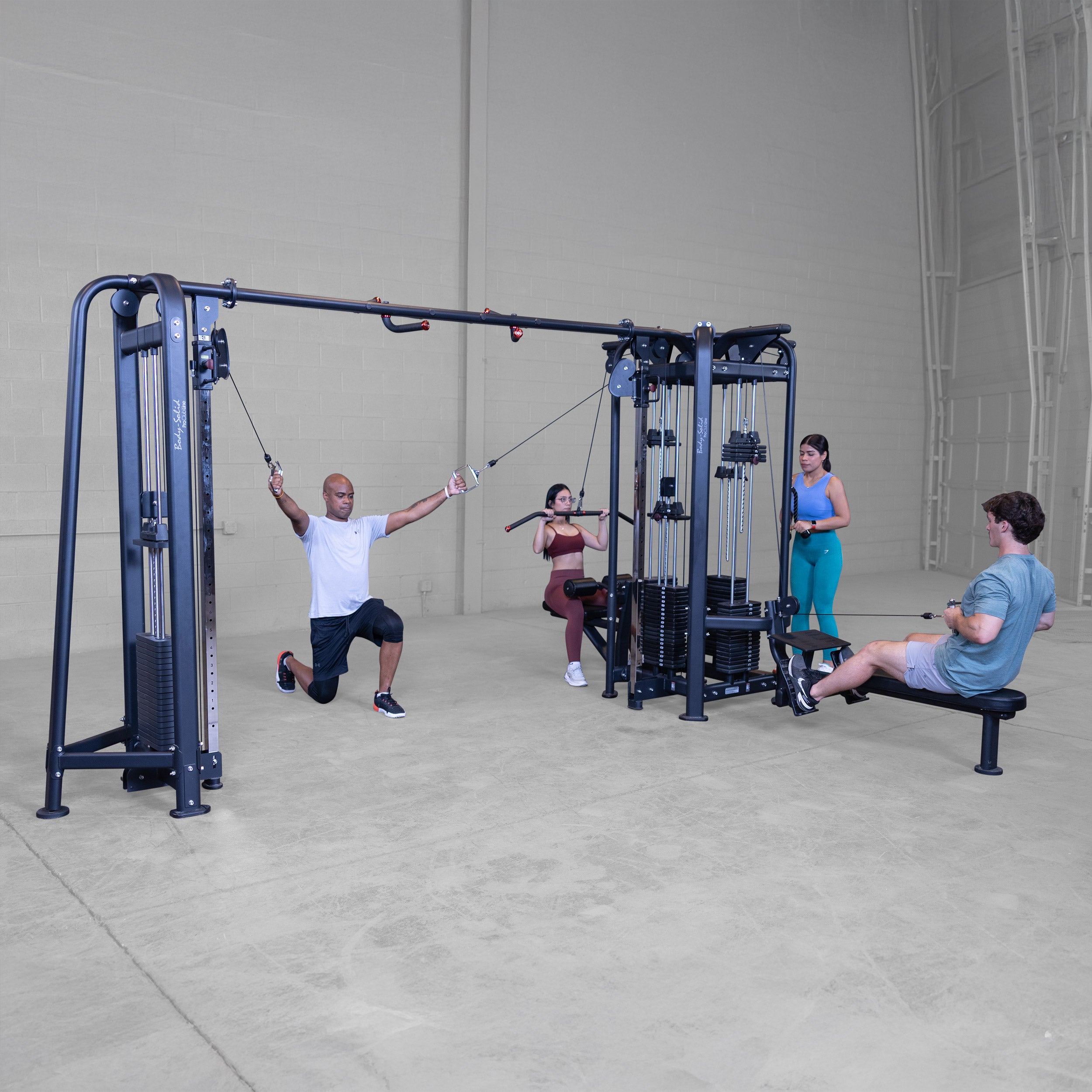 BodySolid Pro Clubline SJG500 Five-Stack Jungle Gym