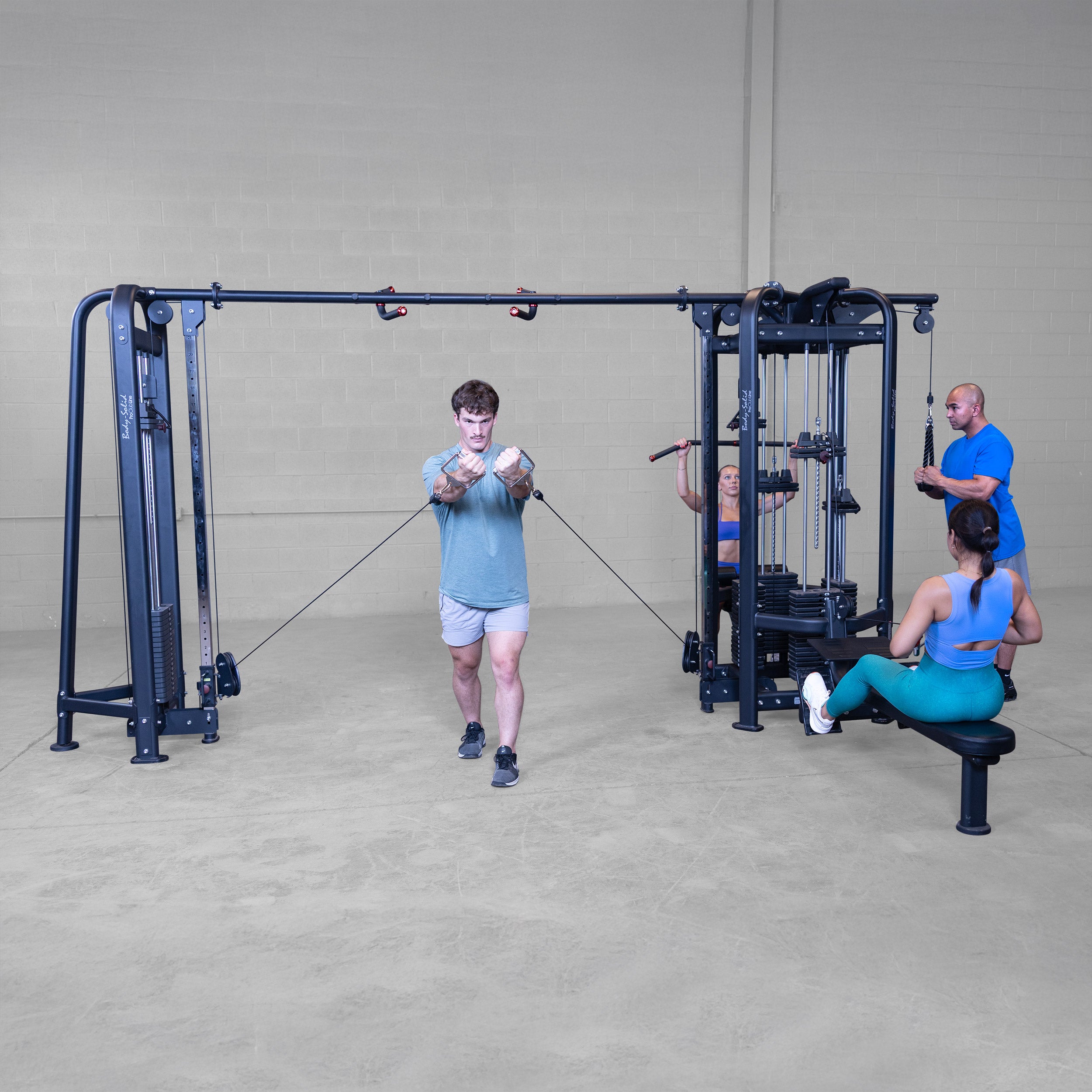 BodySolid Pro Clubline SJG500 Five-Stack Jungle Gym