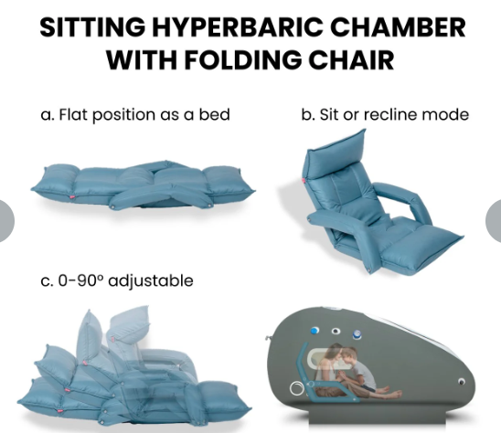 Airvida Pro90 1.4-1.5ATA Portable Sitting Hyperbaric Chamber