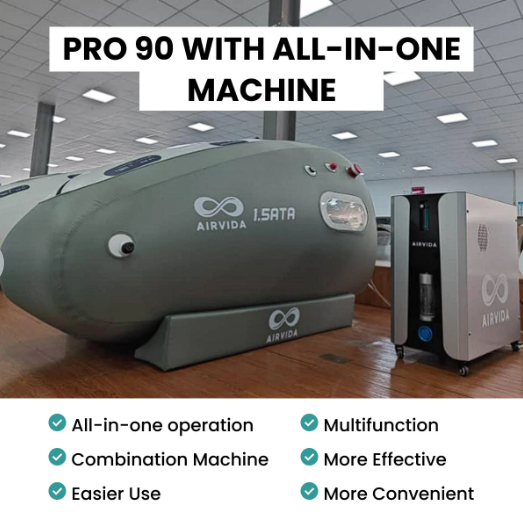 Airvida Pro90 1.4-1.5ATA Portable Sitting Hyperbaric Chamber