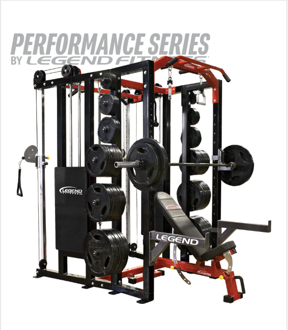 Half Cage / Functional Trainer Combo by Legend Fitness