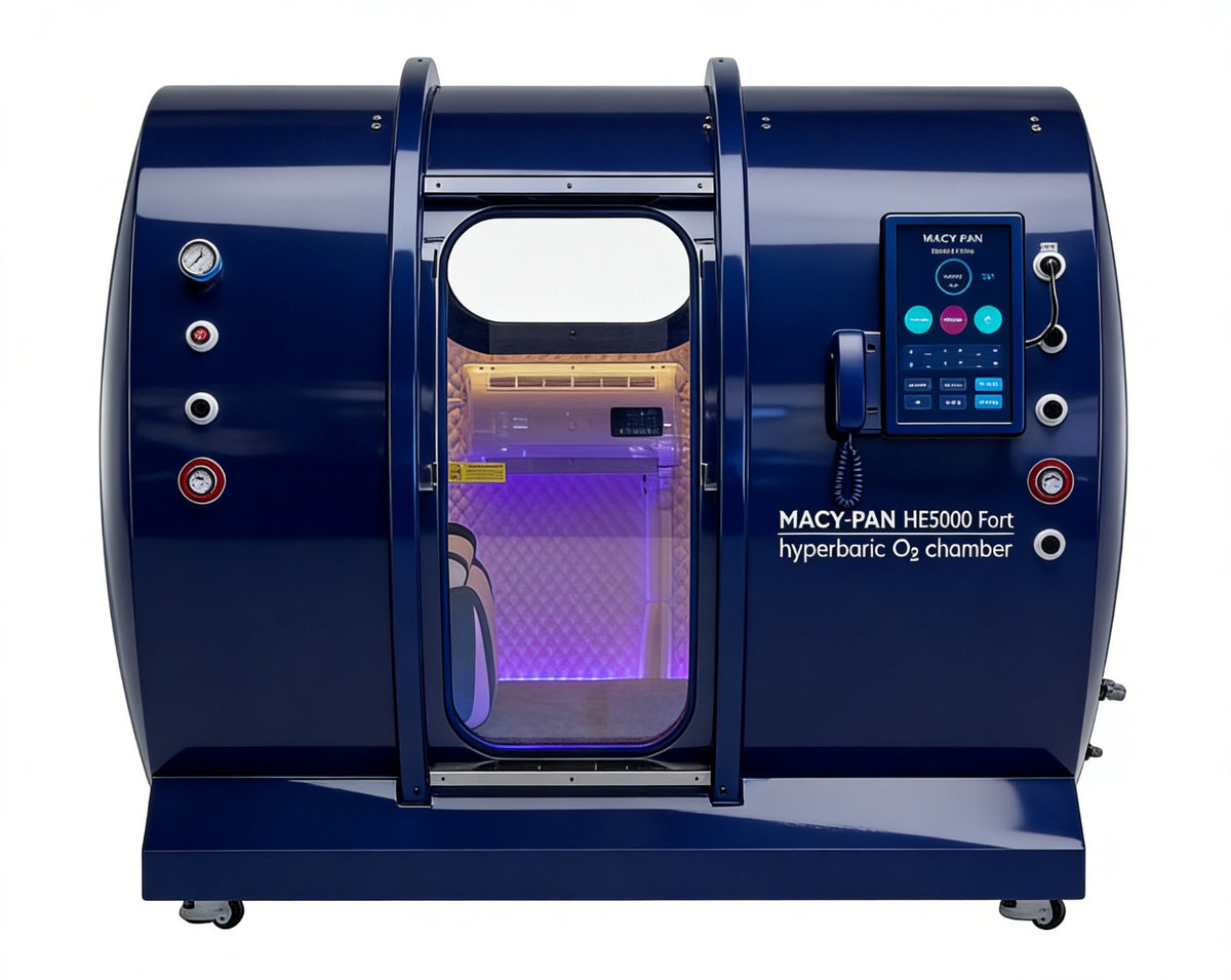 Macy-Pan Hard Shell Hyperbaric Oxygen Chamber - HE5000 Fort (ASME Certified)