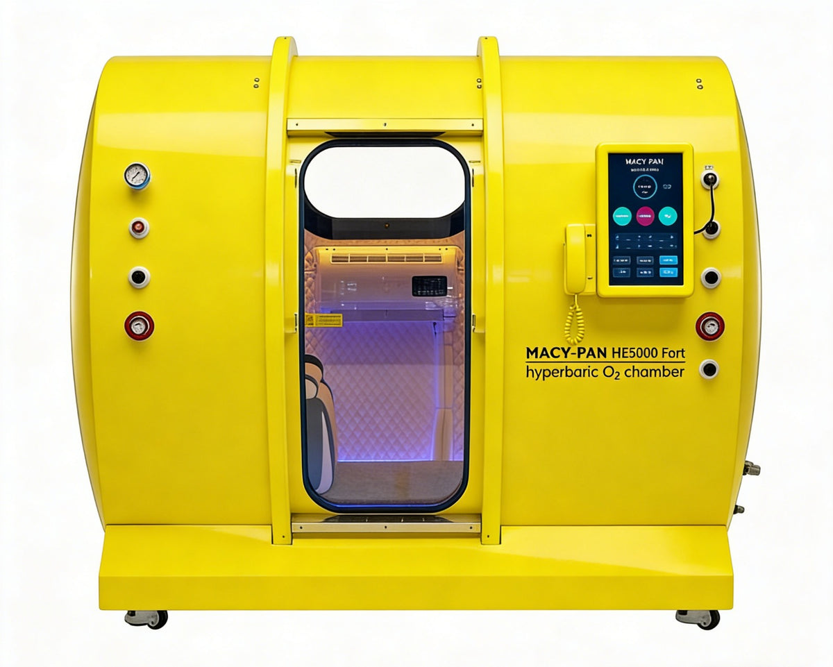 Macy-Pan Hard Shell Hyperbaric Oxygen Chamber - HE5000 Fort (ASME Certified)
