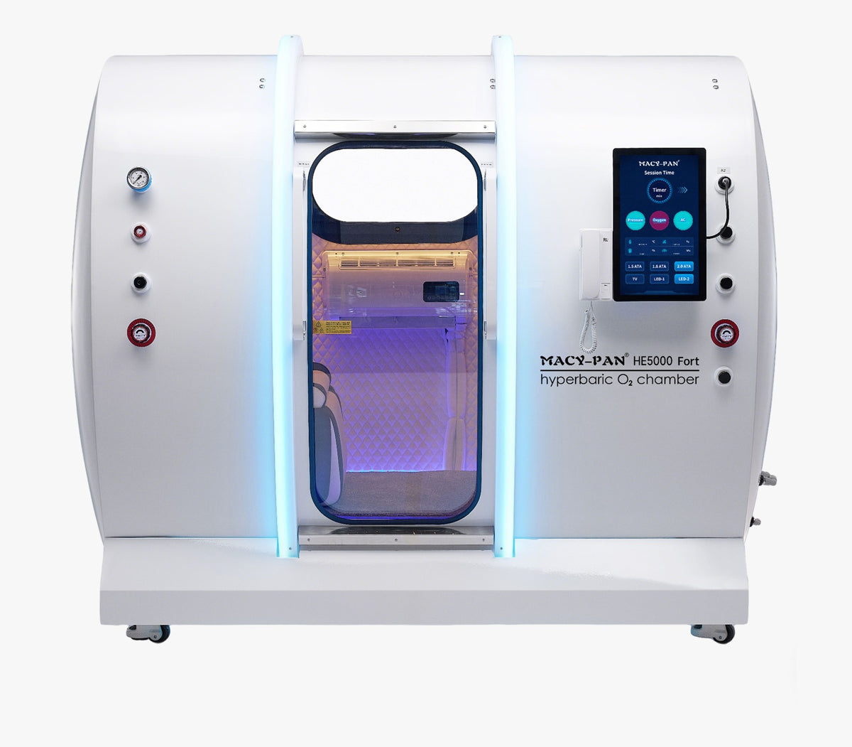 Macy-Pan Hard Shell Hyperbaric Oxygen Chamber - HE5000 Fort (ASME Certified)