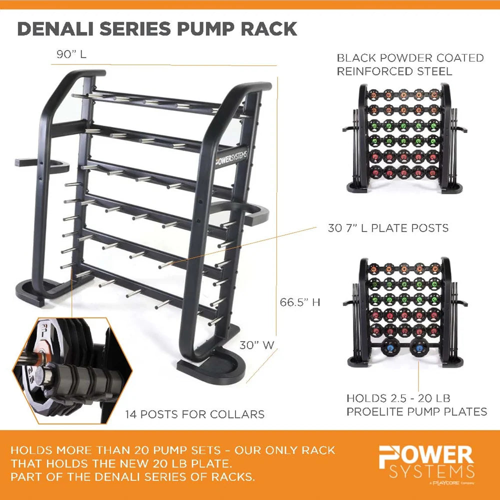 Power Systems Denali Series Cardio Plate Rack