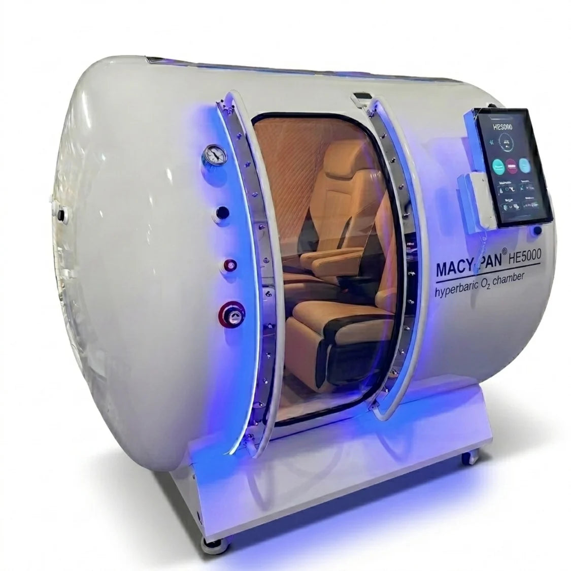 MACYPAN Hard-Shell Multi-Person Hyperbaric Oxygen Chamber - HE5000 (ASME Certified)