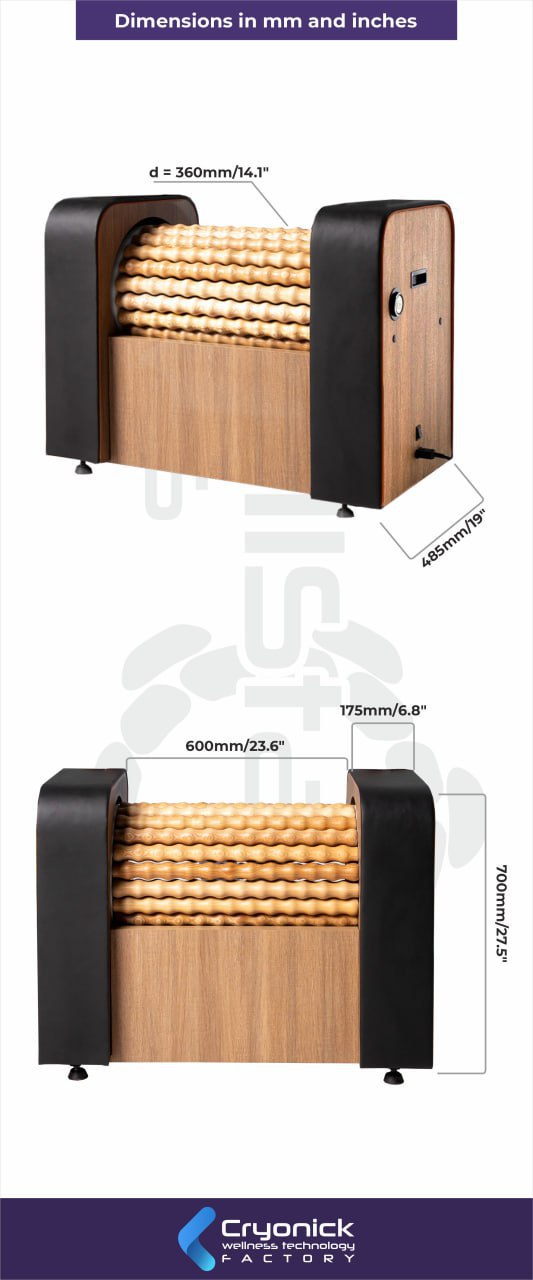 RollStar Mini SQ by Cryonick Wellness Technology Factory (formally Vacu Activus)